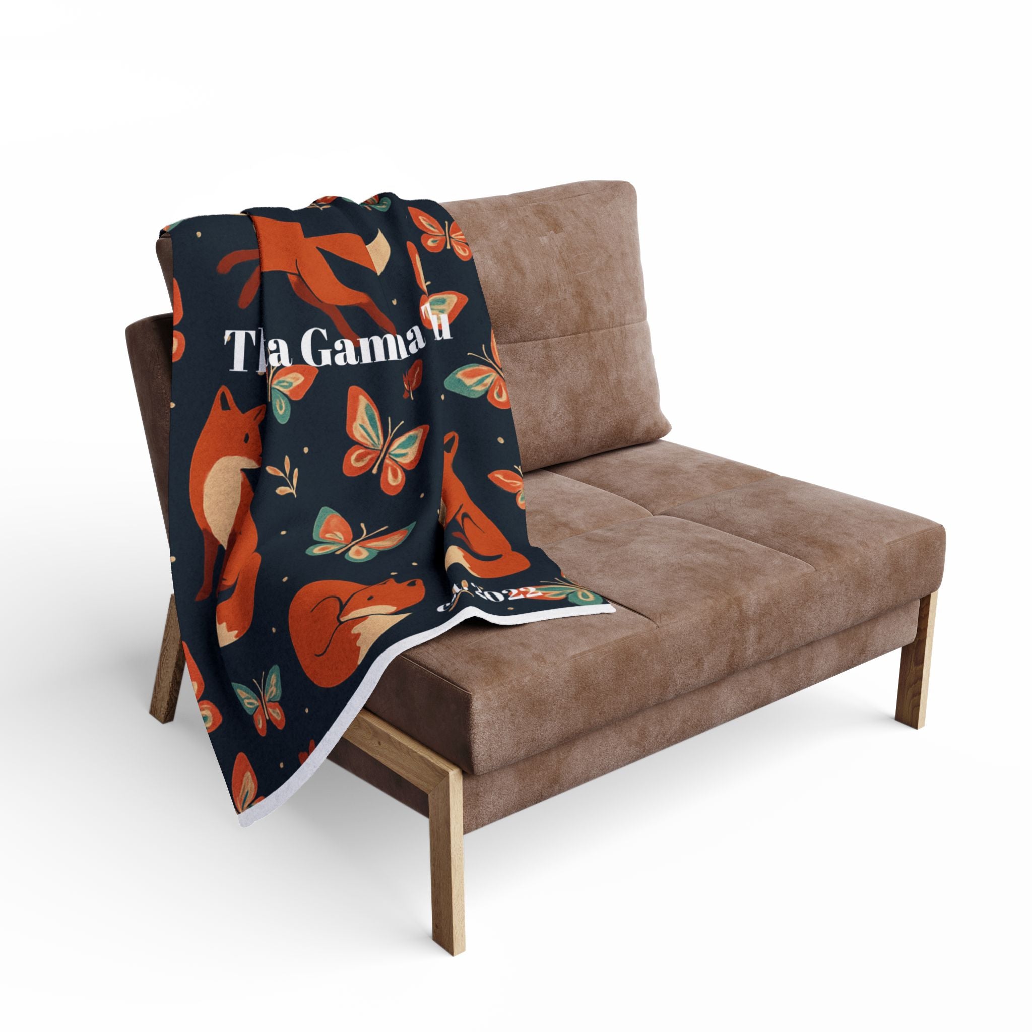 Whimsical Foxes Arctic Fleece Blanket - Cozy Throw for Home Decor & Gifts