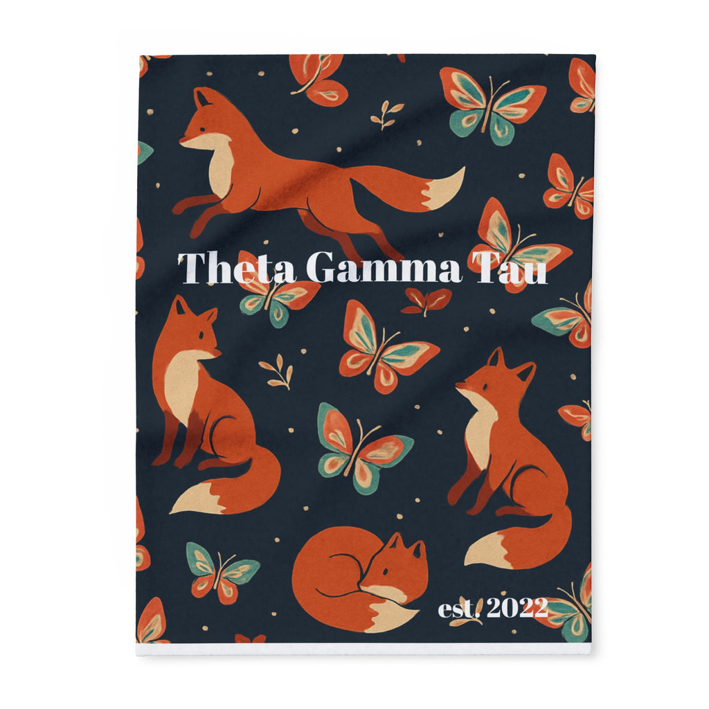 Whimsical Foxes Arctic Fleece Blanket - Cozy Throw for Home Decor & Gifts