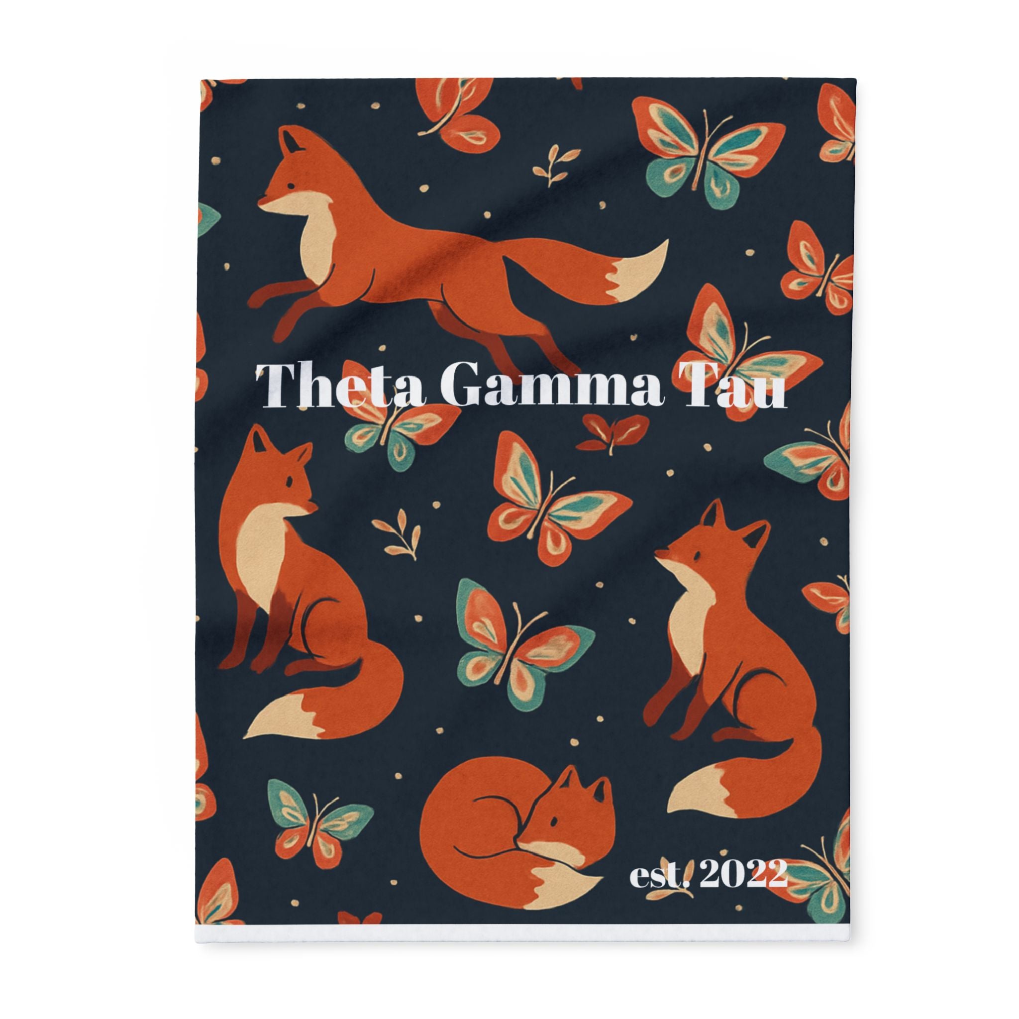 Whimsical Foxes Arctic Fleece Blanket - Cozy Throw for Home Decor & Gifts