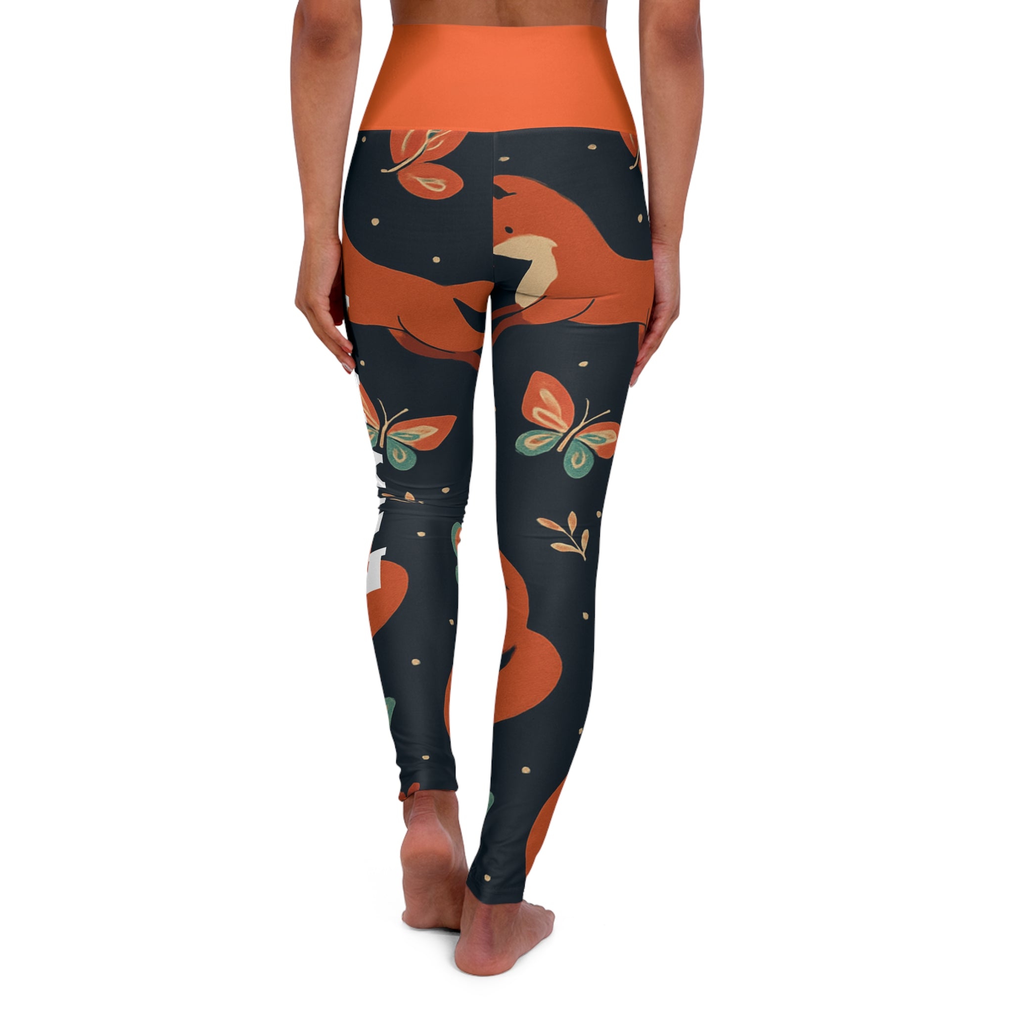 Whimsical Forest High Waisted Yoga Leggings