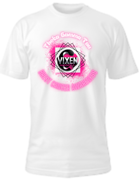 Theta Gamma Tau – VIXEN Breast Cancer Awareness Tee